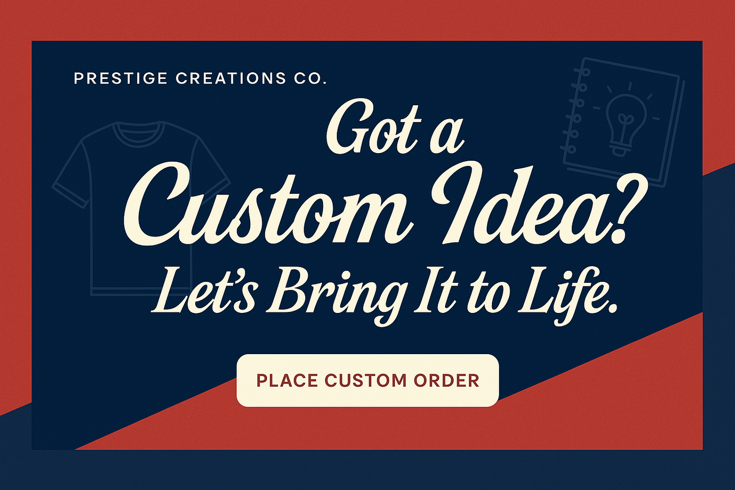 Custom T-Shirt Order β Your Design, Your Way